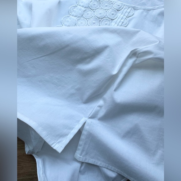 Talbots White Top Sleeveless Shirt 6 - Picture 5 of 5